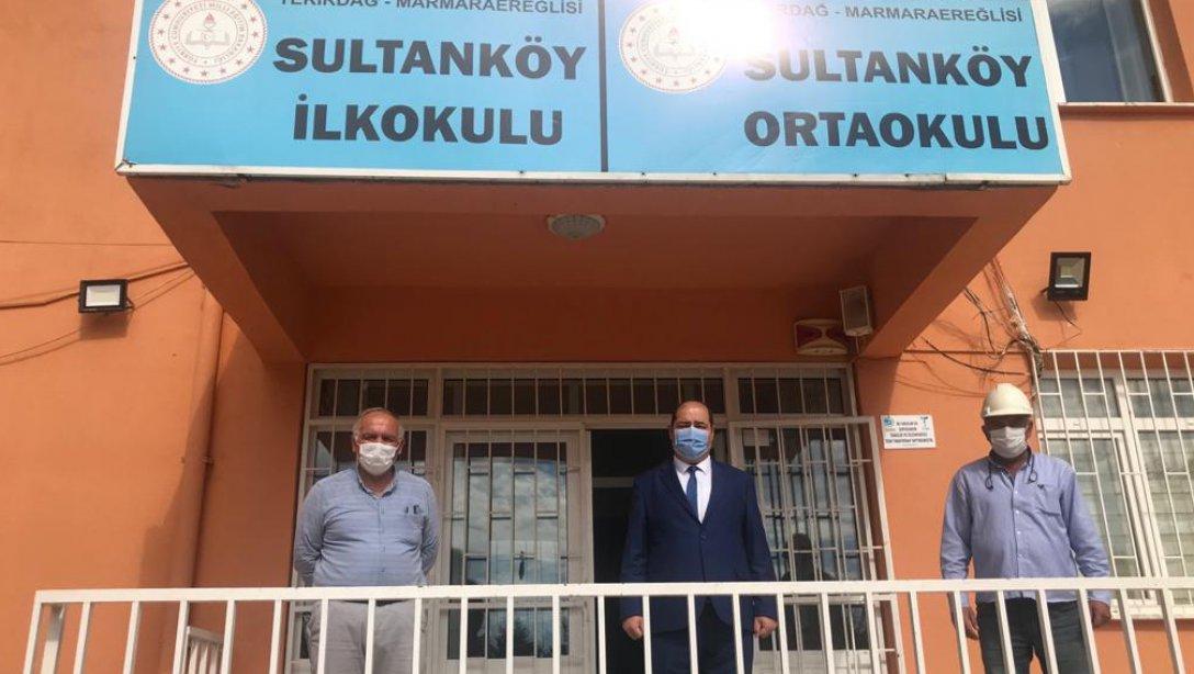 İlçe Milli Eğitim Müdürümüz Eşref  Hızlı Sultanköy İlkokulu'nda İncelemelerde Bulundu