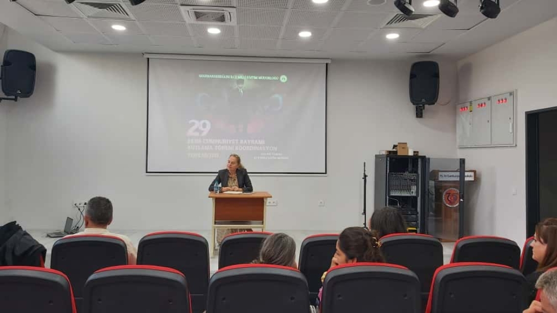29 Ekim Cumhuriyet Bayramı Kutlama Programı Koordinasyon Toplantısı